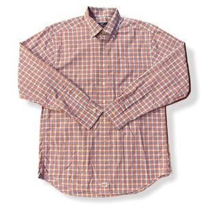 Vineyard Vines Mens Classic Fit Murray Button Down Checkered Plaid Shirt Size M